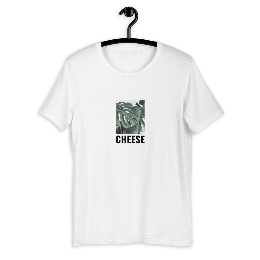 Cheese Plant Print T-Shirt - Colour