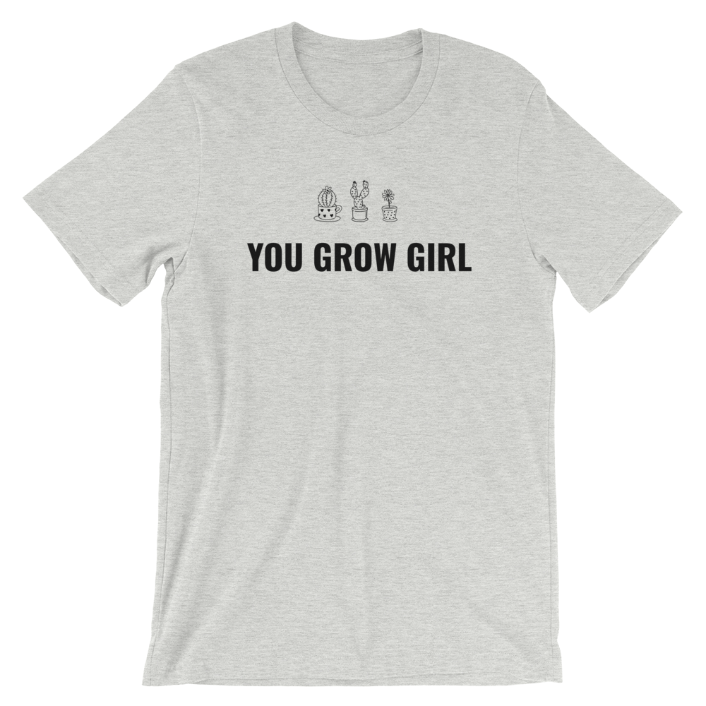 You Grow Girl Print T-Shirt