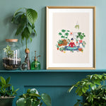 "Love Grows Here" - Urban Jungle Print