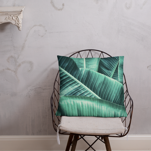 Banana Leaf Palm Pillow