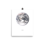 "Home" World Globe Print
