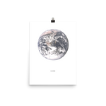 "Home" World Globe Print