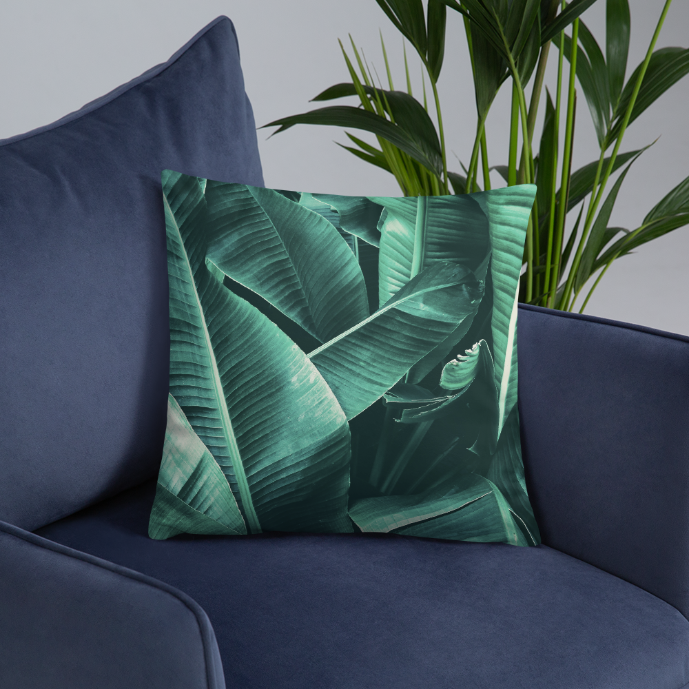 Banana Leaf Palm Pillow