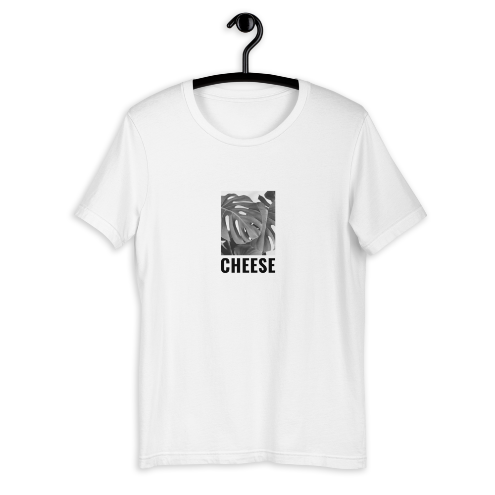 Cheese Plant Print T-Shirt