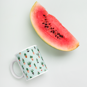 Cactus and Succulent Print Mug