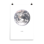 "Home" World Globe Print