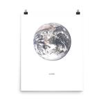 "Home" World Globe Print