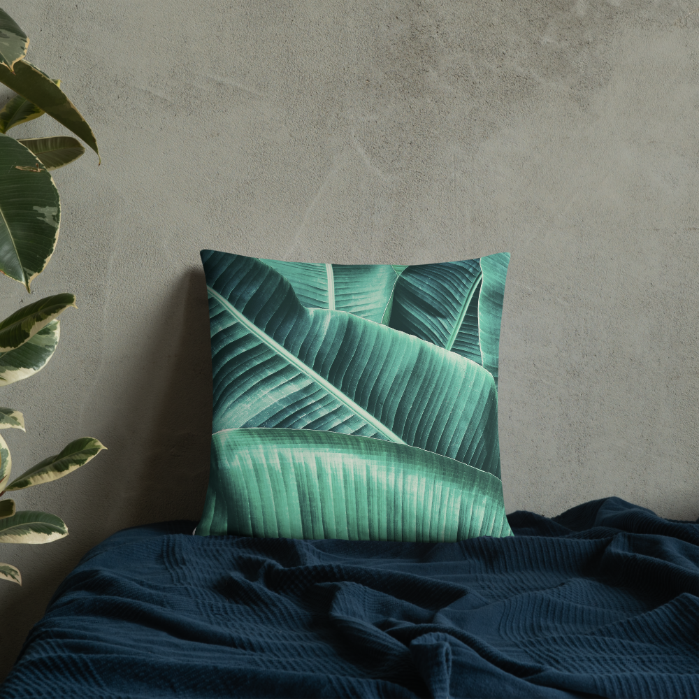 Banana Leaf Palm Pillow