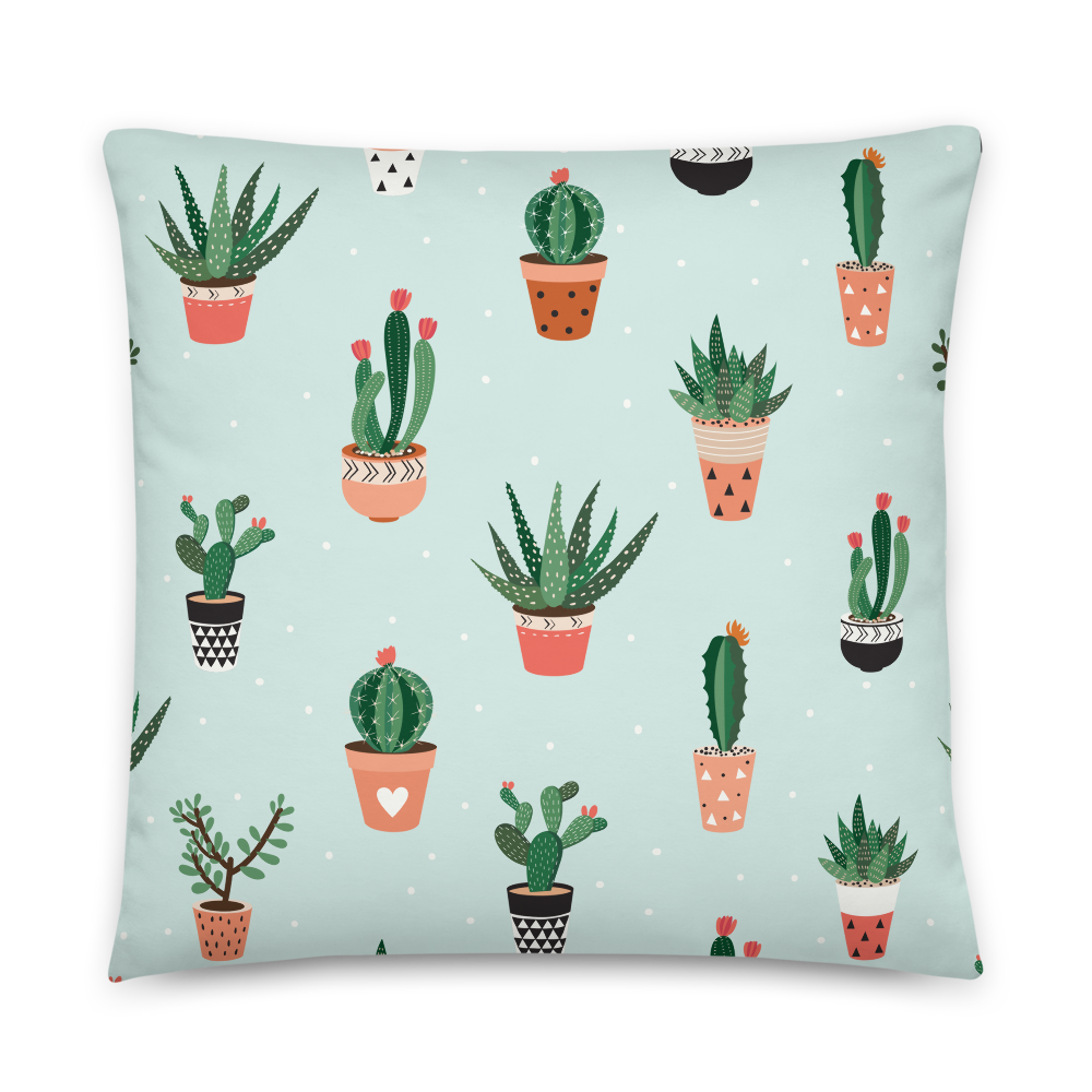 succulent throw pillow Succulent Print Pillow – Wild Abode